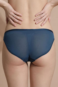 Zivame Celeste & Rose Regular Rise Full Coverage Hipster Panty - Gibraltor Sea — thumbnail 3